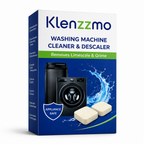 Klenzzmo Washing Machine Cleaner & Descaler Tablets – Removes Limescale, Odor & Grime (Appliance Safe)
